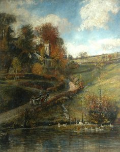 リンデール教会 作： John William Buxton Knight